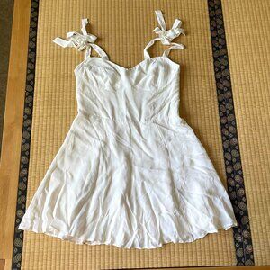 Reformation Niara Dress, Ivory, Size 10 NWOT